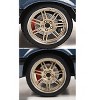 7-Spoke Custom Wheel & Tire Set of 4 pieces from "1989 Ford Mustang 5.0 LX" 1/18 by GMP - 2 of 3