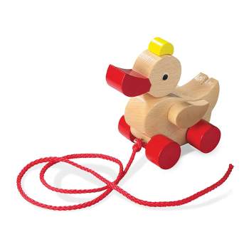 HABA Classic Pulling Figure Duck Pull Toy (Made in Germany)
