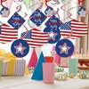 Big Dot of Happiness 4th of July - Independence Day Hanging Decor - Party Decoration Swirls - Set of 40 - 2 of 4