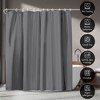 Americanflat 71x74 Solid Colors Shower Curtain - Water Resistant Shower Curtain - Polyester Fabric - 4 of 4