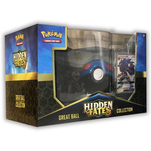 2019 Pokemon Trading Card Game Pokeball Hidden Fates Gx Box Featuring Zoroark Gx