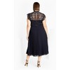 CITY CHIC | Women's Plus Size  Livia Dress - navy - 16W - 3 of 4