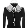 Elerevyo Women Rhinestone Detachable Fake Peter Pan Collar Little Shawl 1 Pc - 2 of 4