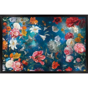 Trends International Reinders: Flowers - Universal Flowers Framed Wall Poster Prints Black Framed Version 22.375" x 34" - 1 of 4