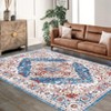 Area Rug Washable Living Room Rug, Soft Vintage Boho Non-Slip Non-Shedding Printed Floor Rugs for Kitchen Dining Bedroom - 2 of 4