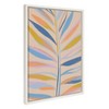 18" x 24" Sylvie Rainbow Palms Framed Canvas By Kasey Free White - DesignOvation - image 2 of 4