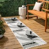 JONATHAN Y Shelby Coastal Vintage Abstract Palm Leaf Indoor/Outdoor Area Rug - 2 of 4