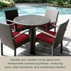Honeycomb Outdoor Premium Dining Seat Cushion  (2-Pack) - 3 of 4