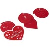Amscan Valentine Hearts Mega Value Pack Foil Swirl Decorations Assorted Red - 3 of 3