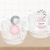 Big Dot of Happiness Pink Winter Wonderland - Holiday Snowflake Birthday Party and Baby Shower Paper Beverage Markers for Glasses - Drink Tags 24 Ct - 3 of 4