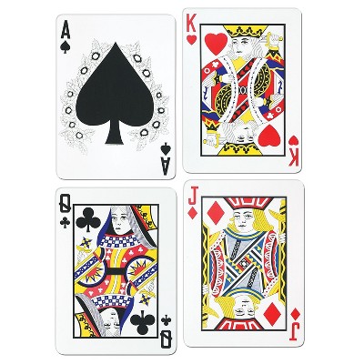 Beistle 17 1/2" Playing Card Cutouts; 12/Pack 55354