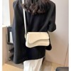 FATMOON Shoulder Bag for Women Y2K Trendy Purse Vegan Leather Hobo Handbags Clutch Saddle Bag with 2 Removable Strap - 4 of 4