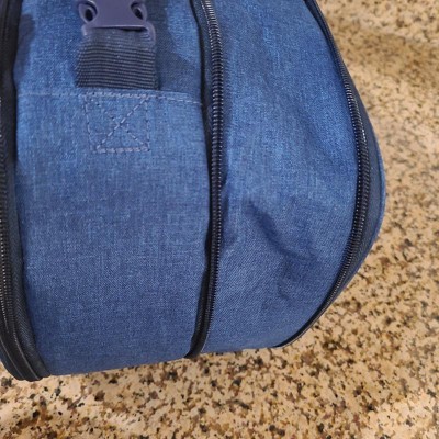 Fulton Bag Co. Expandable Slim Lunch Box - Navy Peony