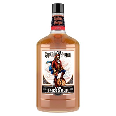 Captain Morgan 100 Proof Spiced Rum - Plastic Bottle