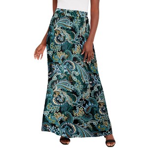 Jessica London Everyday Stretch Knit Maxi Skirt - 1 of 4