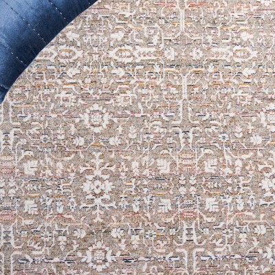 Harlow Ivory Hand-Knotted Synthetic 4' x 6' Area Rug