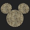 Juniors Womens Mickey & Friends Cheetah Print Mickey Mouse Logo Festival Muscle Tee - 2 of 4