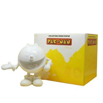Neamedia Pac-Man Mini Icons 7.9 Inch Collectible Resin Statue | White
