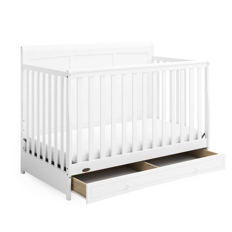 Graco Asheville 5-in-1 Convertible Crib with Drawer, 3 of 10