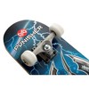 Punisher Skateboards Warrior Complete 31-Inch Skateboard with Canadian Maple, Blue - 3 of 4