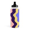 MariaMariaCreative Waves Stripe Multi Water Bottle - Society6 - 3 of 4