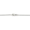 Black Bow Jewelry 1.5mm Sterling Silver Solid Beveled Oval Cable Chain Necklace - 4 of 4
