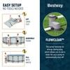 Bestway Steel Pro 15’ x 48" Round Steel Above Ground Outdoor Swimming Pool Metal Frame for Backyards, Blue - 4 of 4