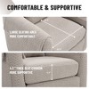 NicBex 360° Swivel Accent Chair with Ottoman Set,Chenille Barrel Armchair with Removable Back Pillow,2 Armrest Covers for Living Room,Bedroom - 4 of 4