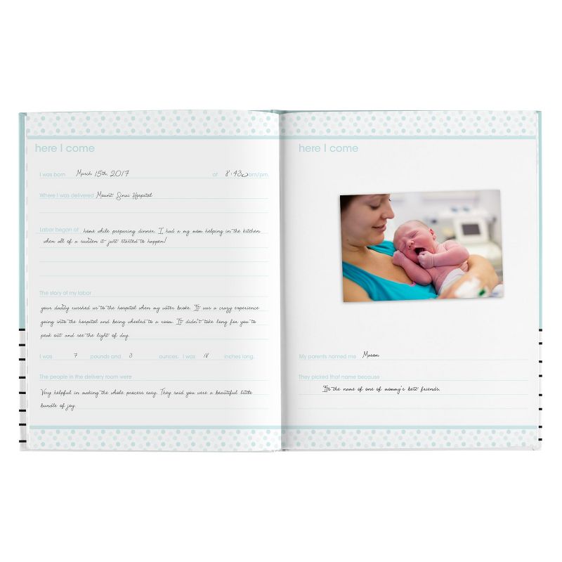 Pearhead Hello Handsome Baby Memory Book - Blue, 6 of 8
