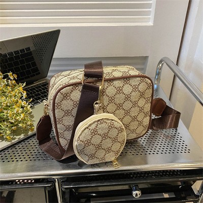 Boersma Vintage Pattern Crossbody Bag for Women – Luxury Shell-Shaped Shoulder Purse, Small Designer Square Handbag