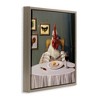 Stupell Industries Chicken & Egg Dinner Floating Frame Canvas Art, Brown, 25" x 25" - 2 of 4