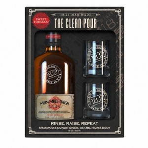 スーパージェクションパイトシンクリーム&フィニッシュローションセット 18.21 Man Made Men's Shampoo and Conditioner Father's Day Gift Set