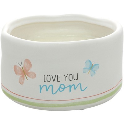 Pavilion Gift Company - Mom - 8 oz - 100% Soy Wax Reveal Candle Scent: Tranquility - Flame Candles