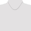 Black Bow Jewelry 0.8mm, Sterling Silver Curb Chain Necklace - 2 of 4