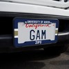 University of Akron Zips Stripes License Plate Tag Frame - 2 of 4