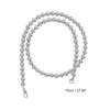 Unique Bargains Faux Pearl Handbag Strap Silver Tone 1 Pc - 2 of 4