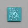 Slickblue Charcuterie Quote Wood Sign – Raised on Lunchables – 7x7 Funny Rustic Kitchen Décor, Multiple Color Options - 2 of 3