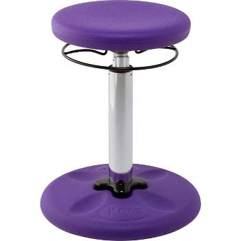 16.5" to 24" Kids Adjustable Tall Wobble Chair Purple - Kore