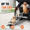 VEVOR Dog Stair for Cars, Wide 5-step Dog Car Steps, Folding Dog Car Ramp with Nonslip Surface, Portable Pet Steps Lightweight Aluminum - 4 of 4