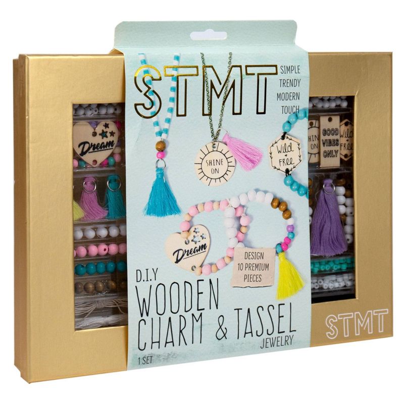 STMT Wooden Charm and Tassel Craft Kit, 6 of 7