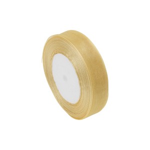 Unique Bargains Ribbon Convenient Sheer Organza & Satin Blend Polyester 1771.65"x0.79" 1 Pc - 1 of 4