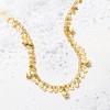 Ross-Simons Italian 18kt Gold Over Sterling Star Drop Necklace Size 18 - 3 of 4