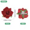 Unique Bargains Durable Velvet Cloth Flower Hair Clips Brooches 8 Pcs - 3 of 4