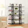 UbMelt 5-Tier Book Shelf Corner Freestanding Bookcase Storage Organizer for Living Room,Bedroom,Office - 2 of 4