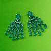 Ross-Simons Green Chalcedony Chandelier Drop Earrings in Sterling Silver - 4 of 4