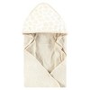 Hudson Baby Cotton Animal Face Hooded Towel, Beige Giraffe, One Size - 4 of 4