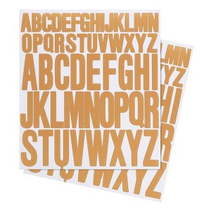 Unique Bargains Vinyl Self-Adhesive Indoor Outdoor Decorative Stickers 12 Sheets - 1 of 4