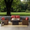 4pc Bradenton Outdoor Steel Fire Pit Set - Crosley
 - 3 of 4