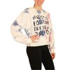 Junk Food Womens Positive Energy Crop Sweatshirt - 2 of 4