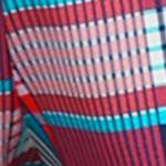 blue red